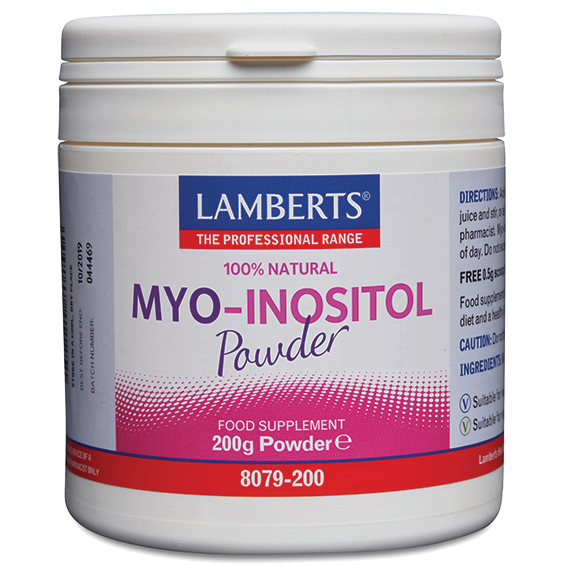 Lamberts Myo-Inositol Powder Мио-инозитол на прах 200g | AptekaPromahon.com