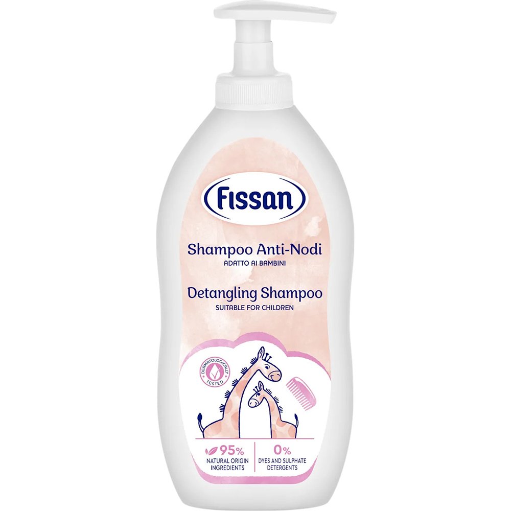 Fissan Fissan Children Detangling Shampoo Σαμπουάν με Εκχύλισμα Χαμομηλιού για Παιδιά που Ξεμπερδεύει τα Μαλλιά & Διευκολύνει το Χτένισμα με Αντλία 400ml