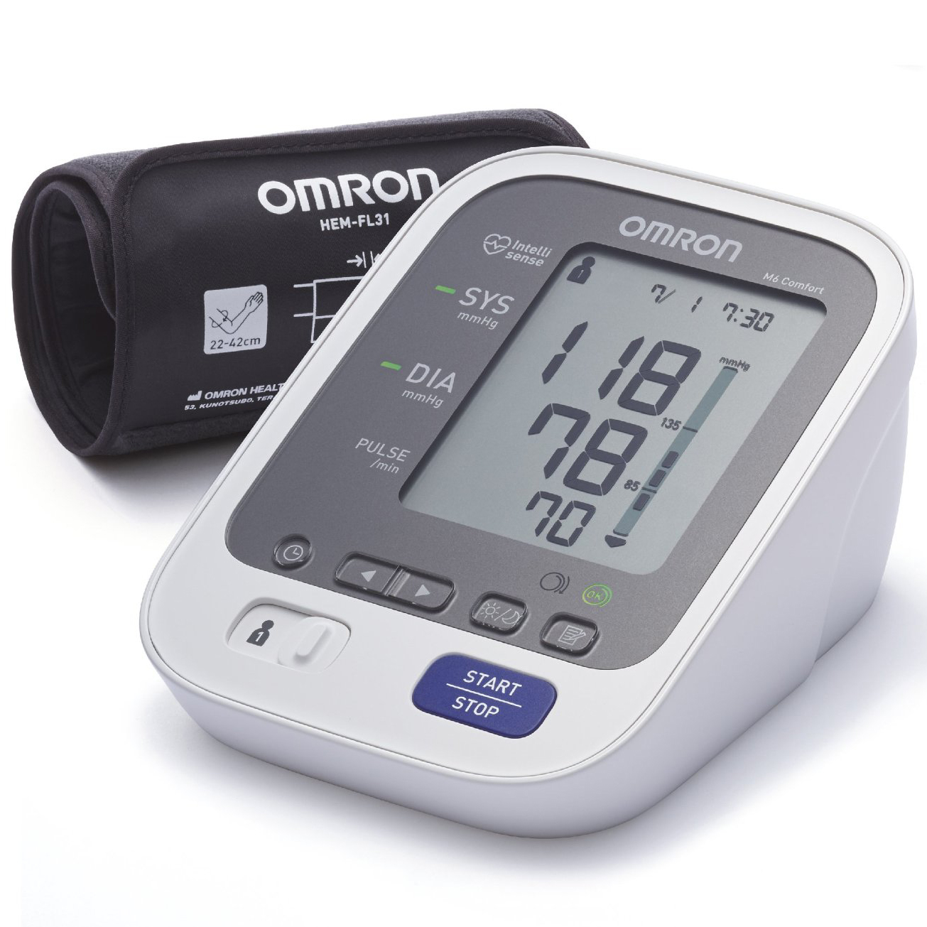 OMRON M6 Comfort Αυτόματο Ψηφιακό Πιεσόμετρο Μπράτσου