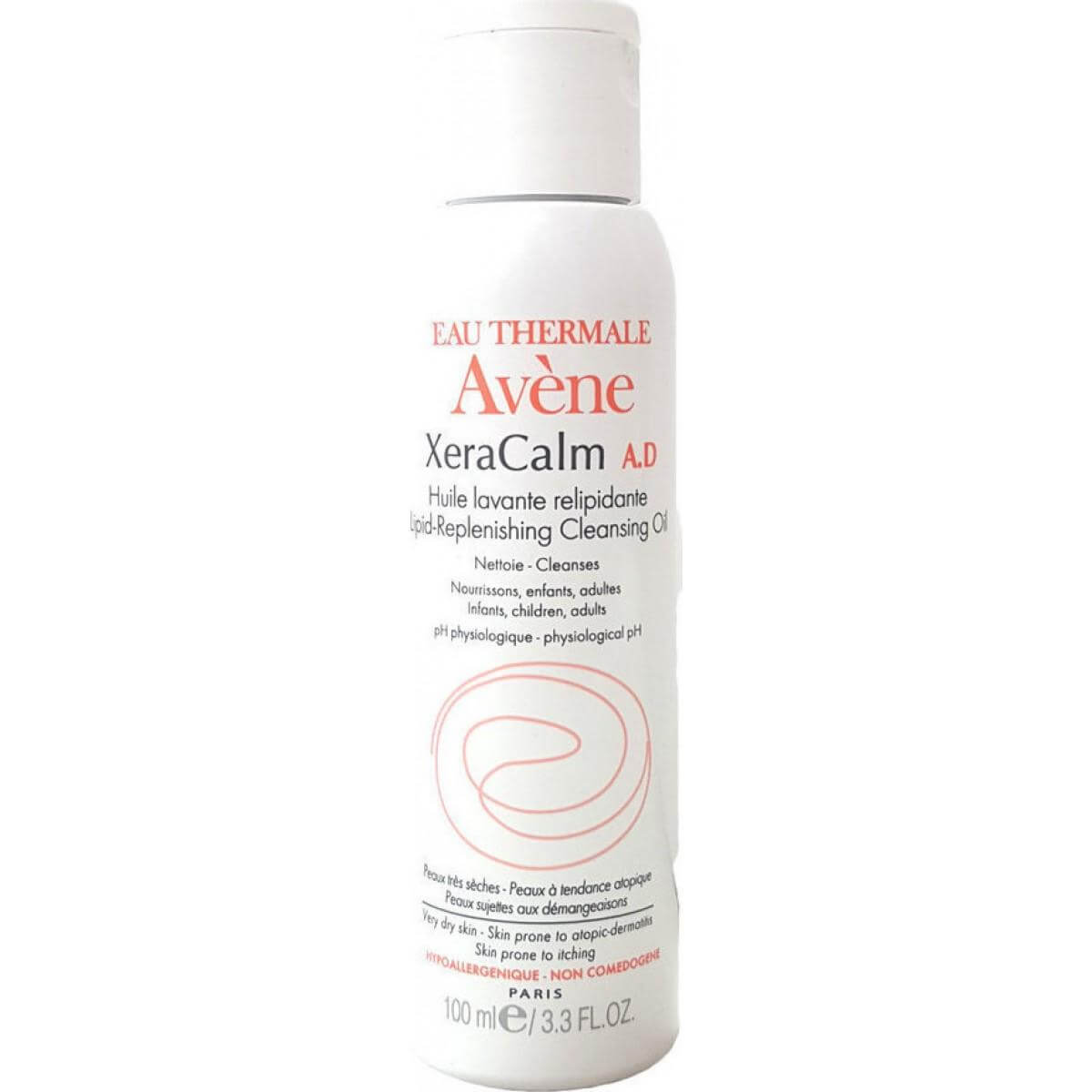 Avene Xeracalm AD Huile Lavante Relipidante Λάδι Καθαρισμού για την Αναπλήρωση των Λιπιδίων 100ml