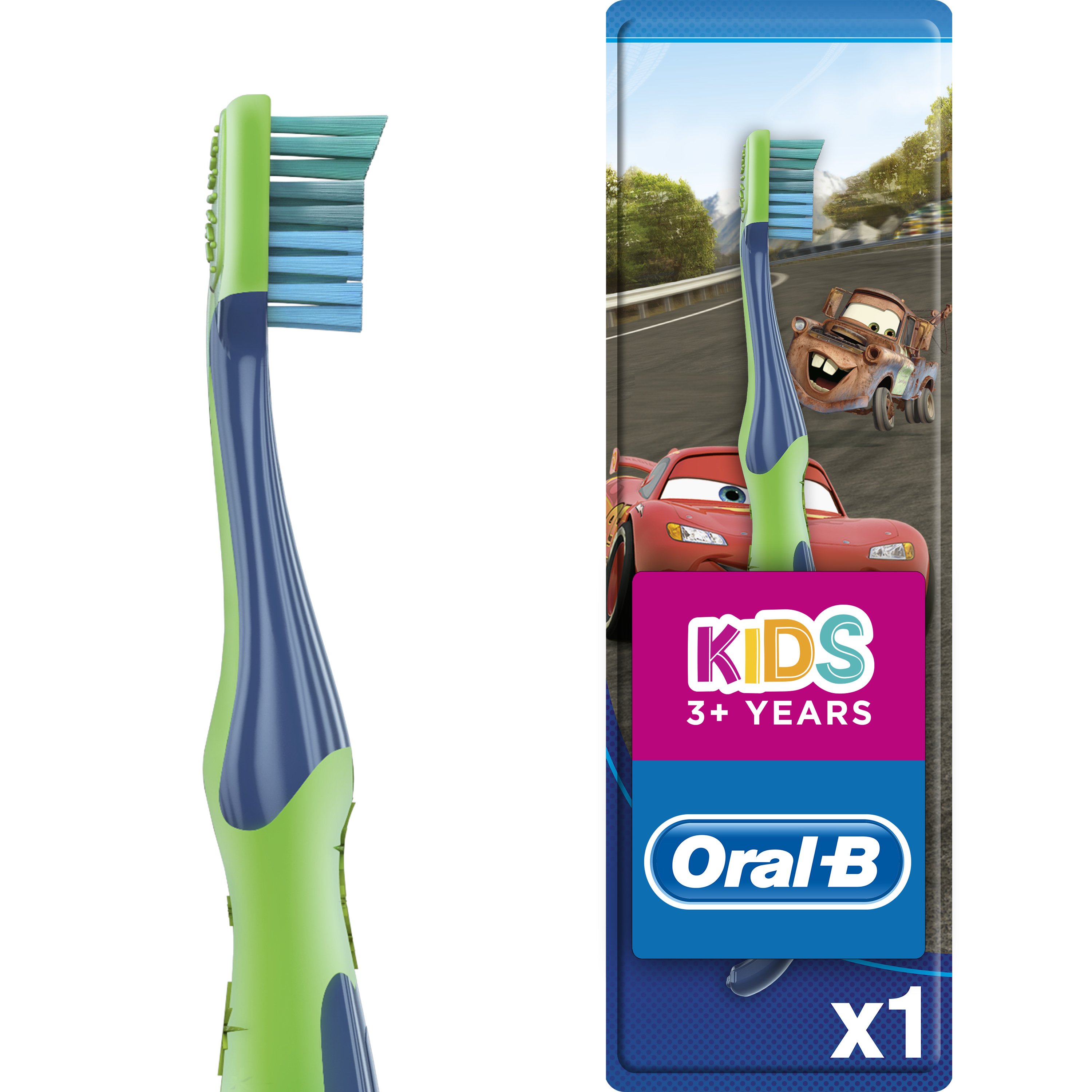 Oral-B Kids Cars Χειροκίνητη Παιδική Οδοντόβουρτσα Soft, 3-5 Ετών 1 Τεμάχιο - κόκκινο 27849_136