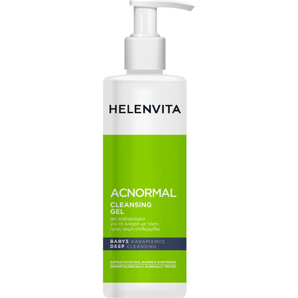 ΦΑΡΜΕΞ Helenvita ACNormal Cleansing Gel  Καθαρισμού Προσώπου με Σμηγματορυθμιστική Δράση για Λιπαρή, με Τάση Ακμής Επιδερμίδα ​​​​​400ml