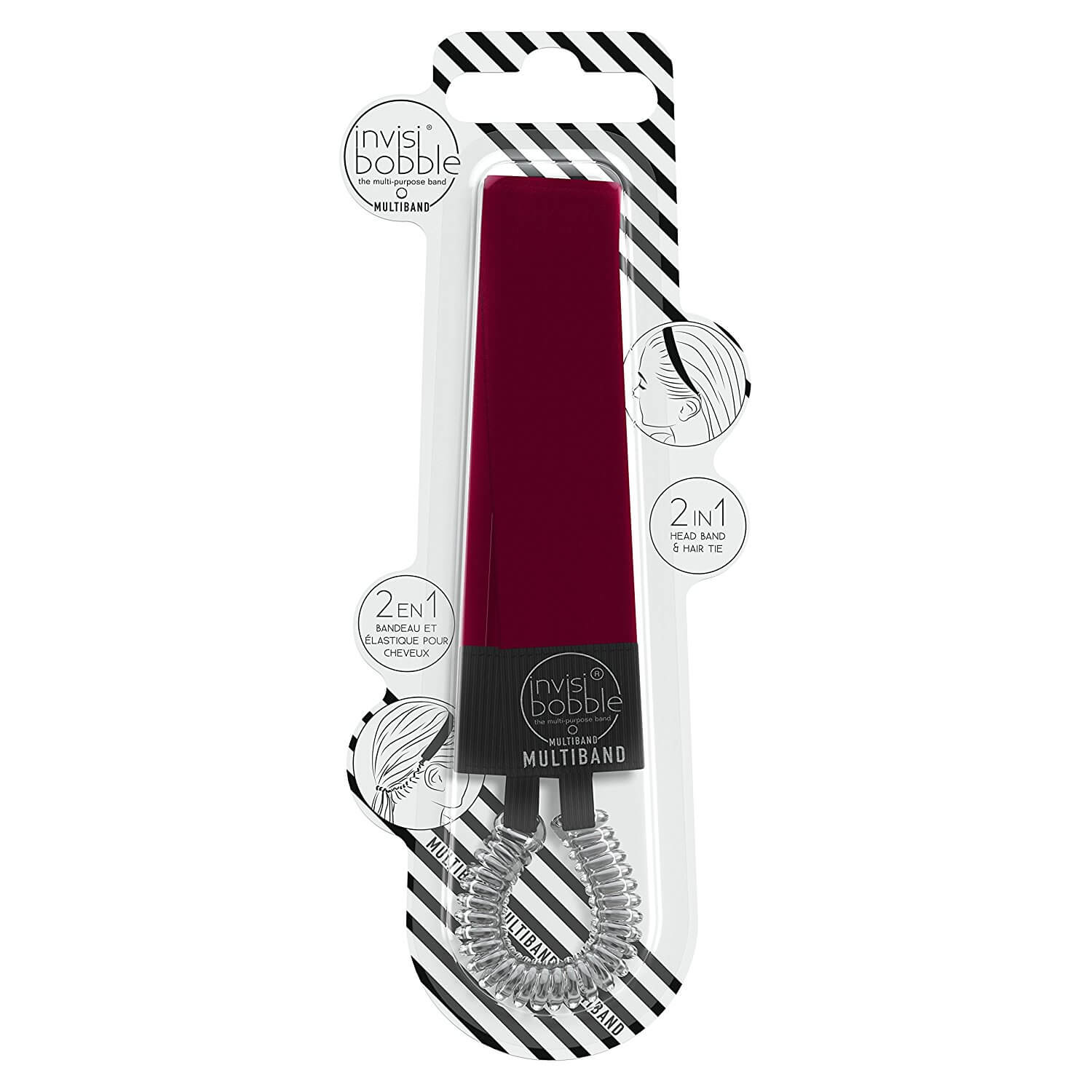 Invisibobble Multiband Red-Y to Rumble Κορδέλα – Λαστιχάκι Μαλλιών