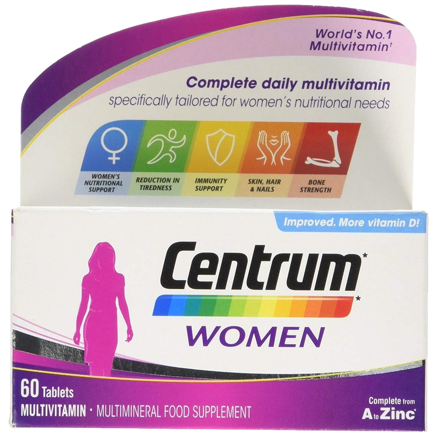 Centrum Women A to Zinc Πολυβιταμίνη 60tabs