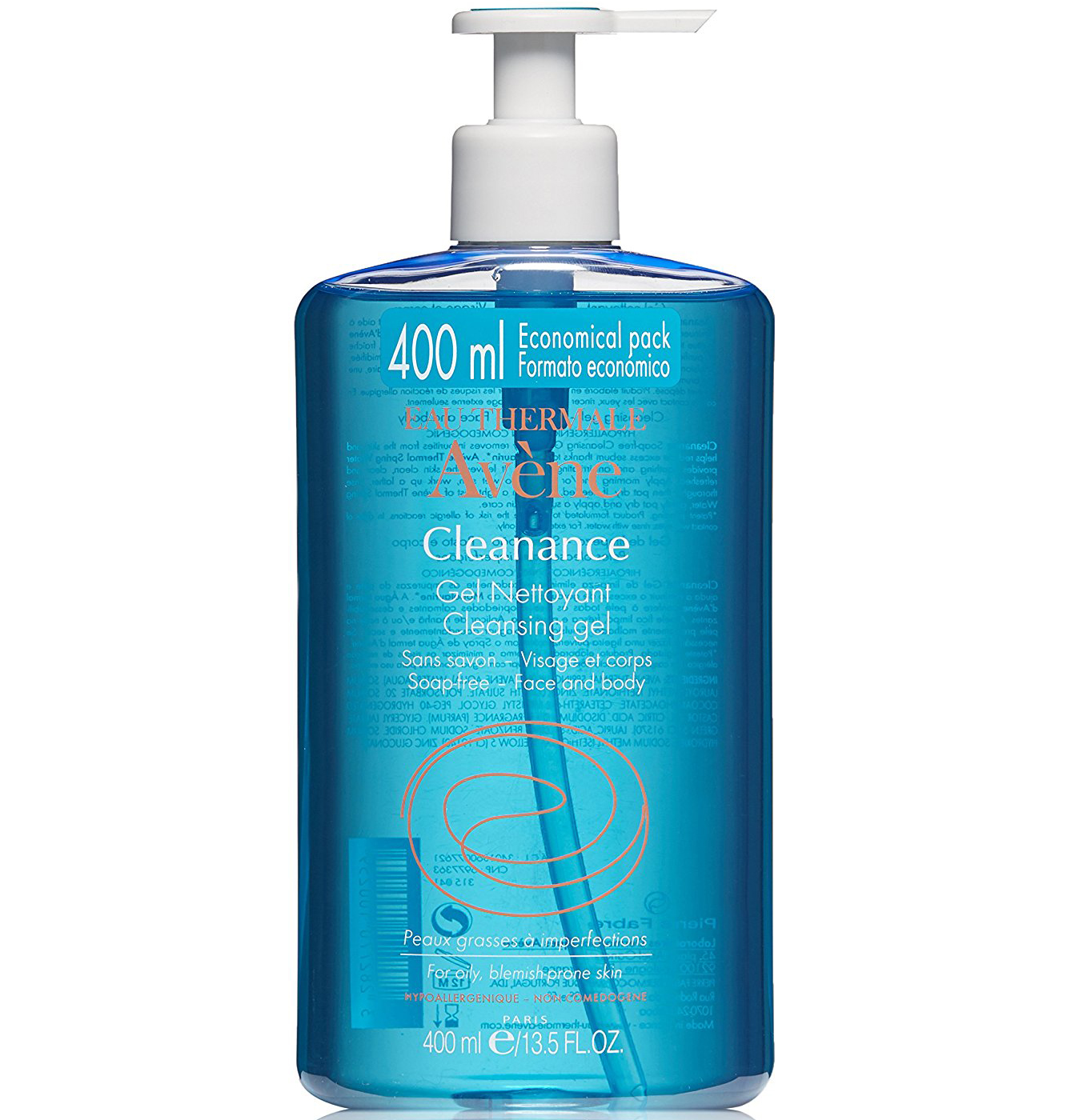 Avene Cleanance Gel Nettoyant Gel Καθαρισμού για Πρόσωπο & Σώμα 400ml