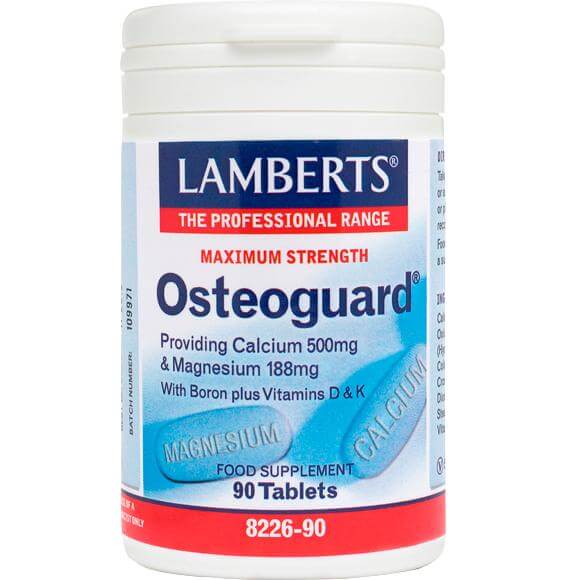 Osteoguard tabs – Lamberts,Συμπλήρωμα Διατροφής για την Υγεία των Οστών – 90 tabs