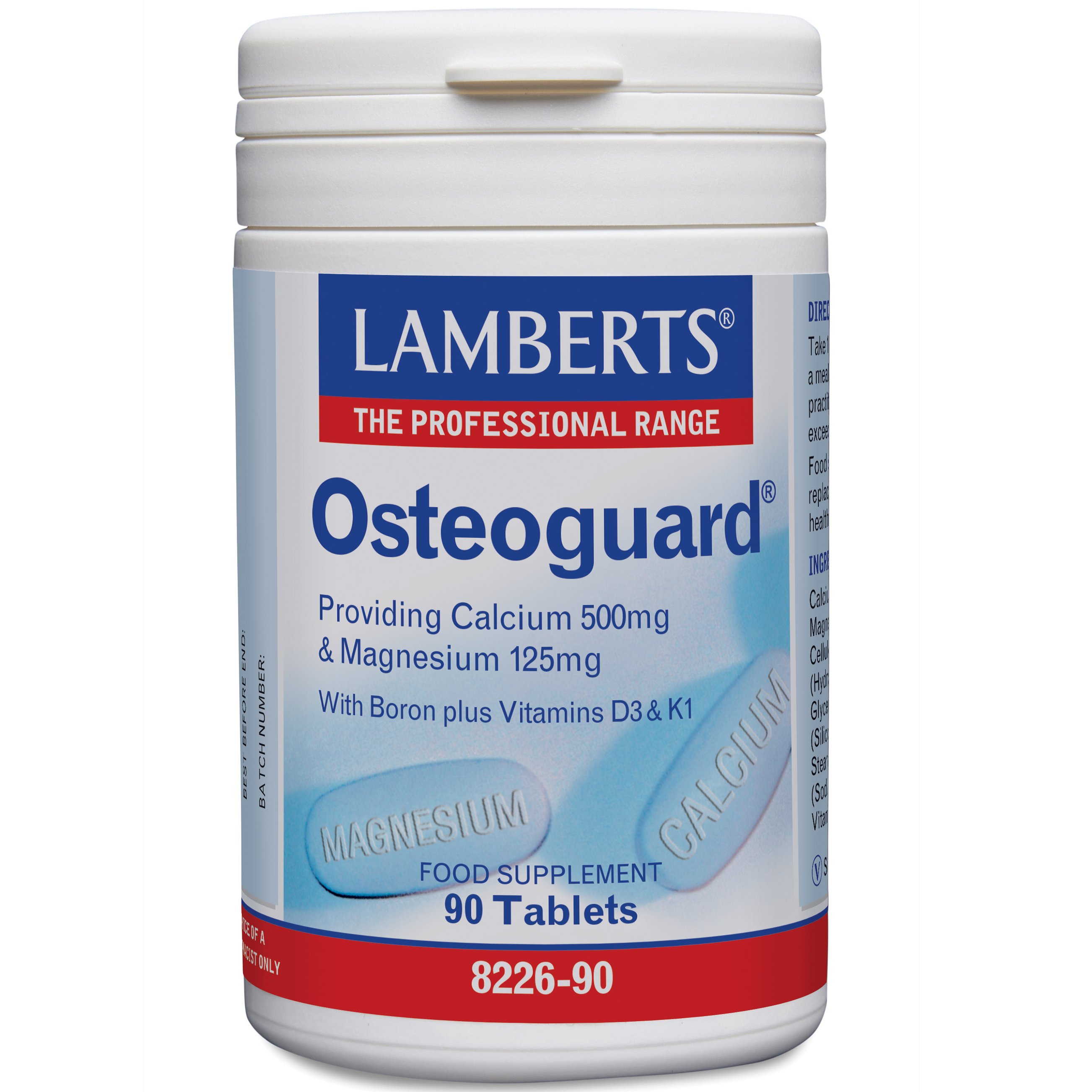 Lamberts Osteoguard για τη Διατήρηση της Φυσιολογικής Κατάστασης των Οστών 90tabs