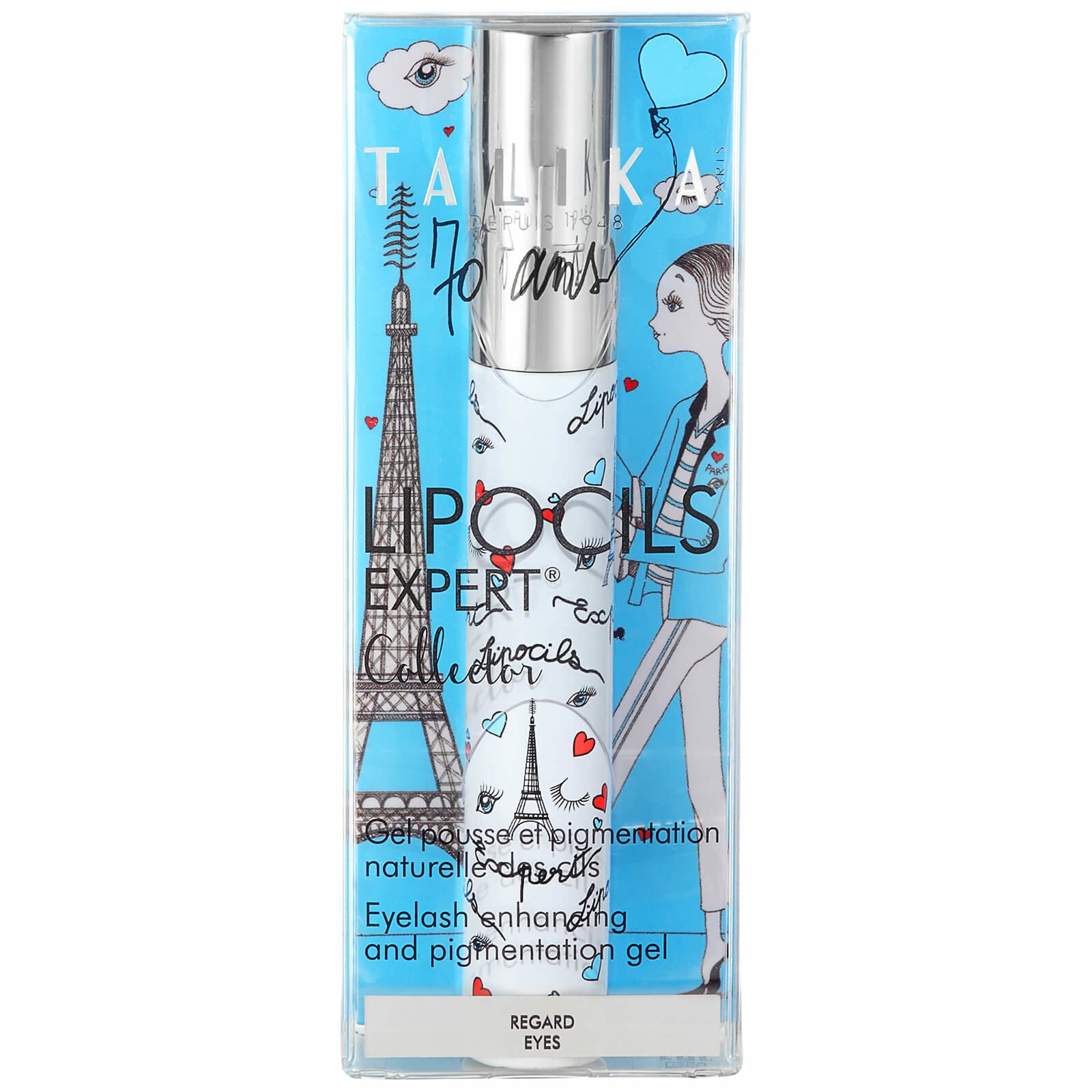 Talika Lipocils Expert Collector Eyelash Growth & Pigmentation Gel Τζελ για την Ανάπτυξη & την Πύκνωση των Βλεφαρίδων 10ml
