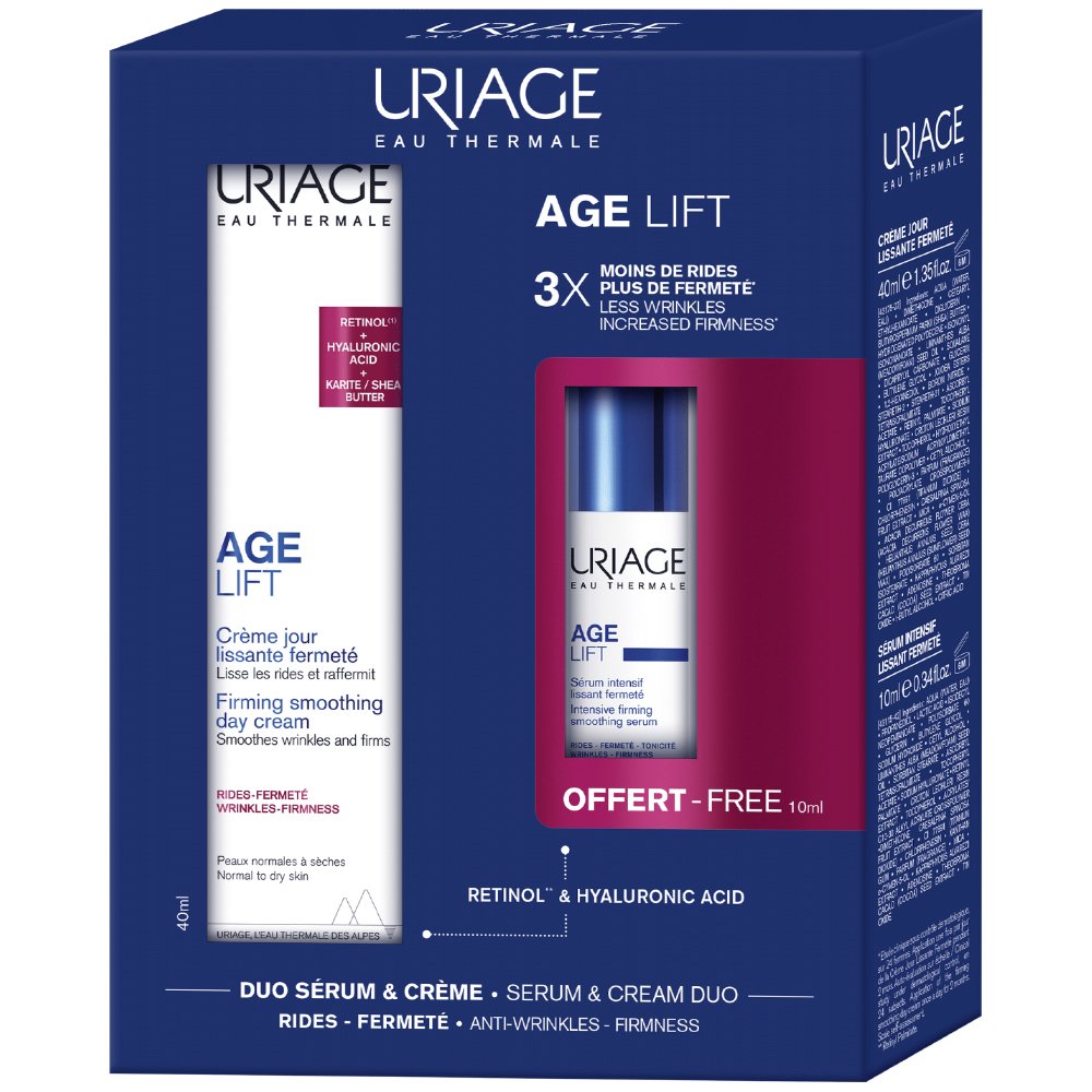 Uriage Uriage Promo Age Lift Firming Smoothing Day Cream 40ml & Intensive Firming Smoothing Serum 10ml