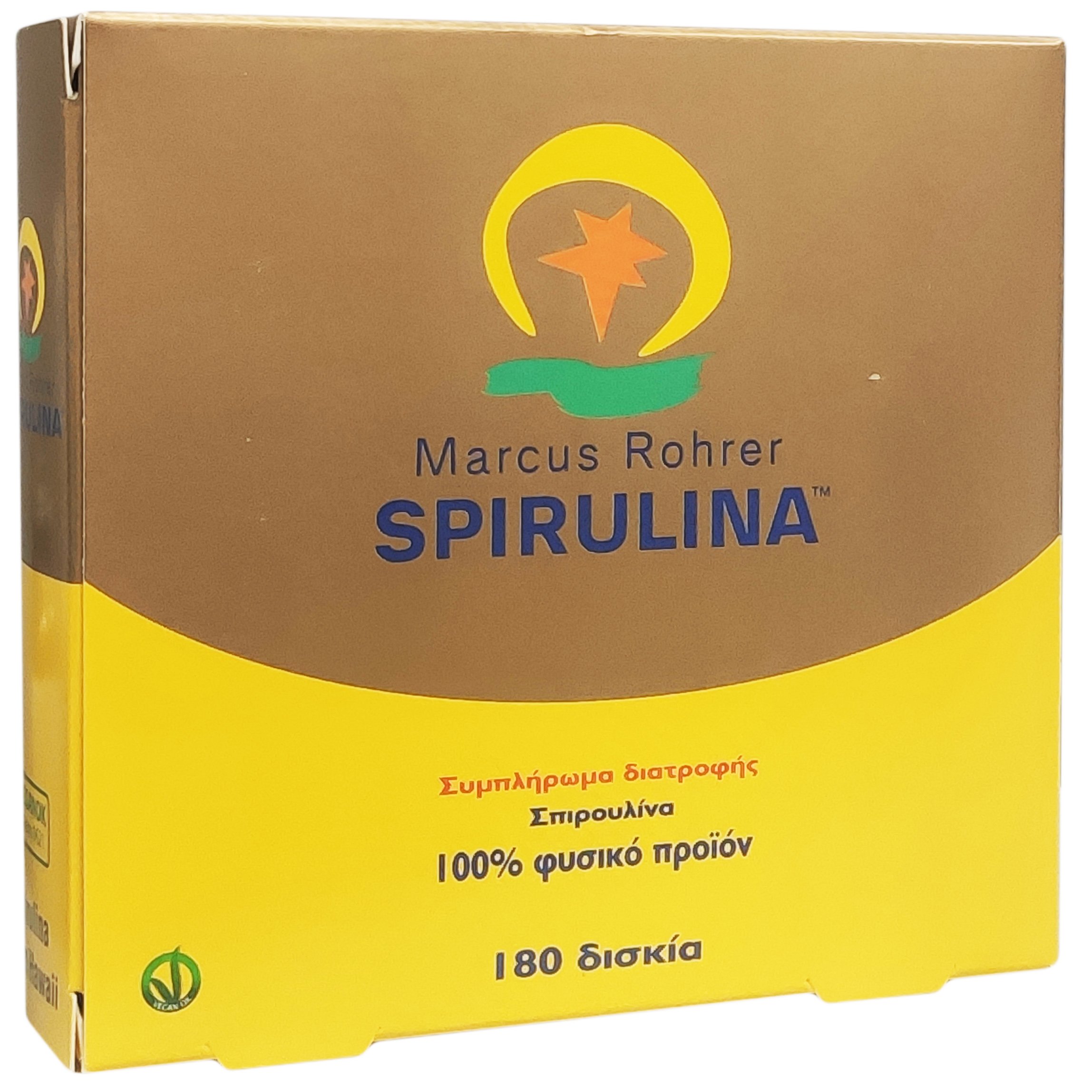 Marcus Rohrer Spirulina Refill Συμπλήρωμα Διατροφής με Σπιρουλίνα 180tabs
