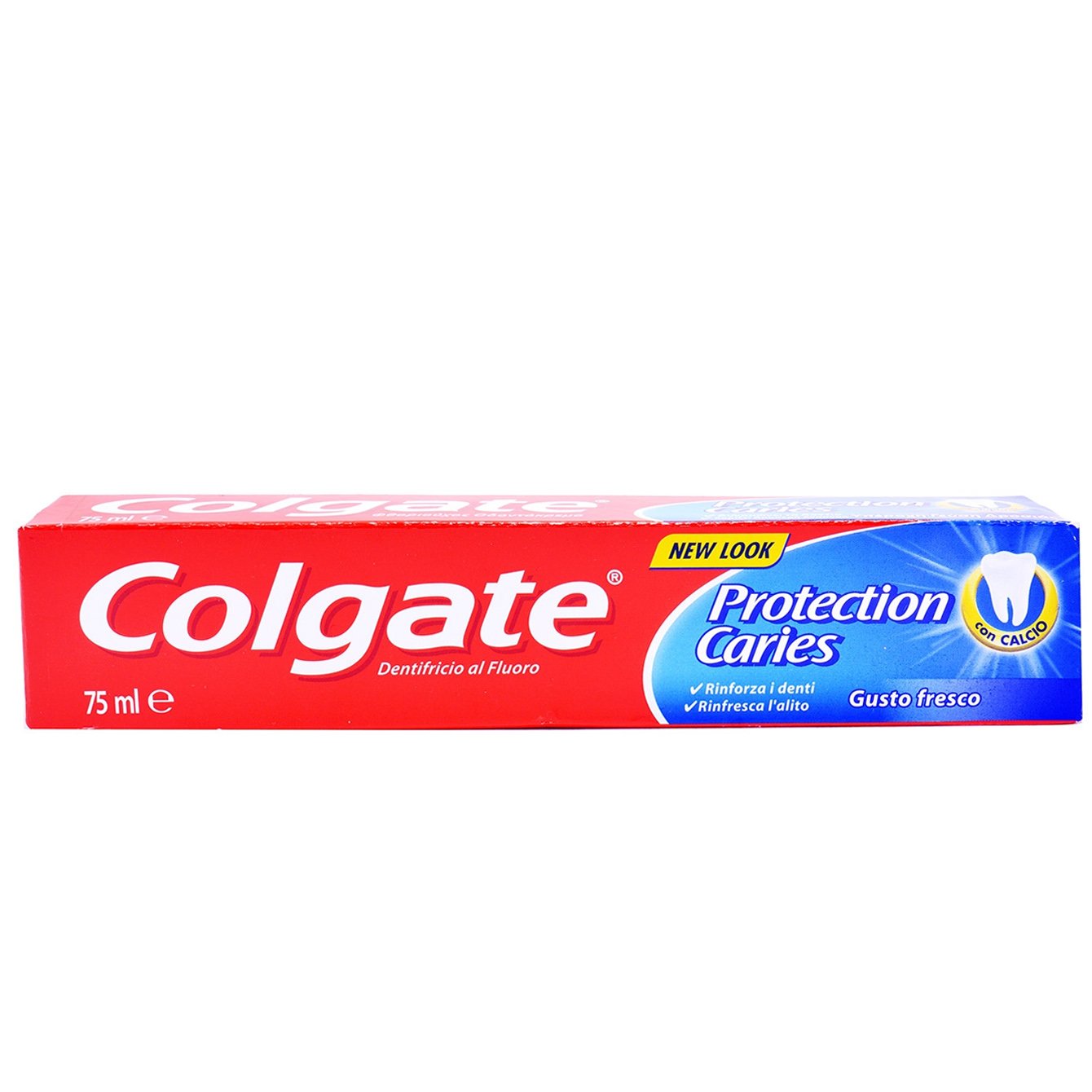 Colgate Protection Caries Οδοντόκρεμα με Ενεργό Φθόριο & Ασβέστιο για Κορυφαία Προστασία Από την Τερηδόνα 75ml