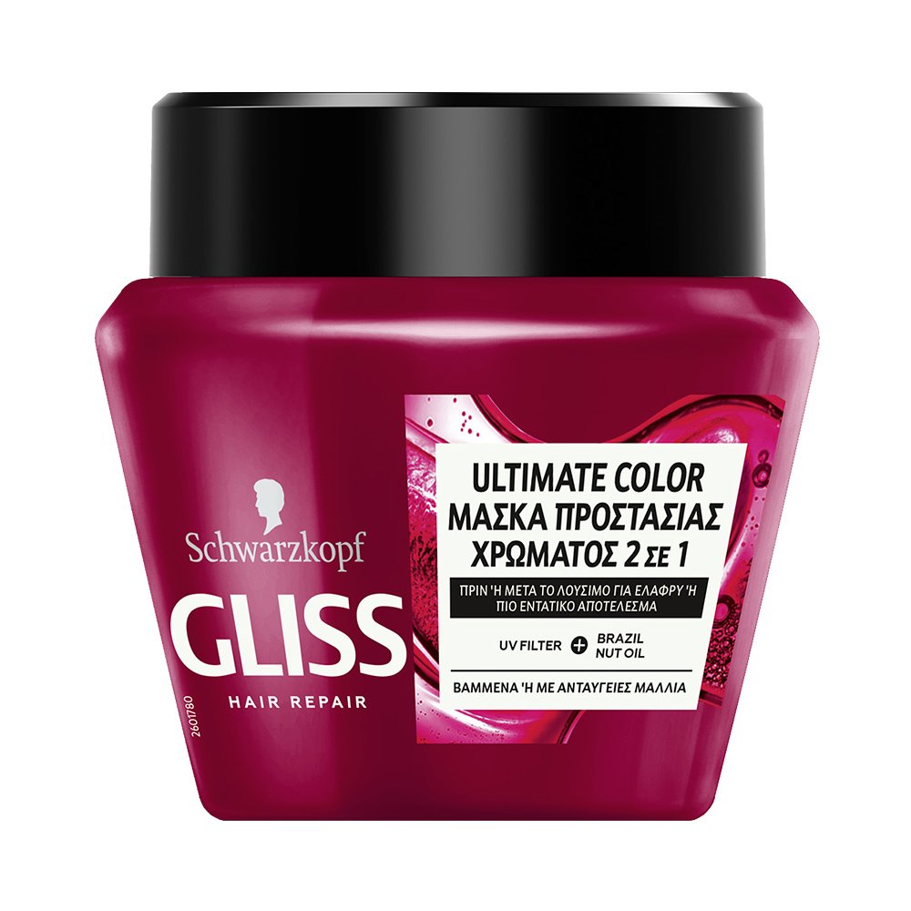 Schwarzkopf Gliss Ultimate Color Mask Μάσκα Περιποίησης Κατά του Ξεθωριάσματος για Βαμμένα & με Ανταύγειες Μαλλιά 300ml