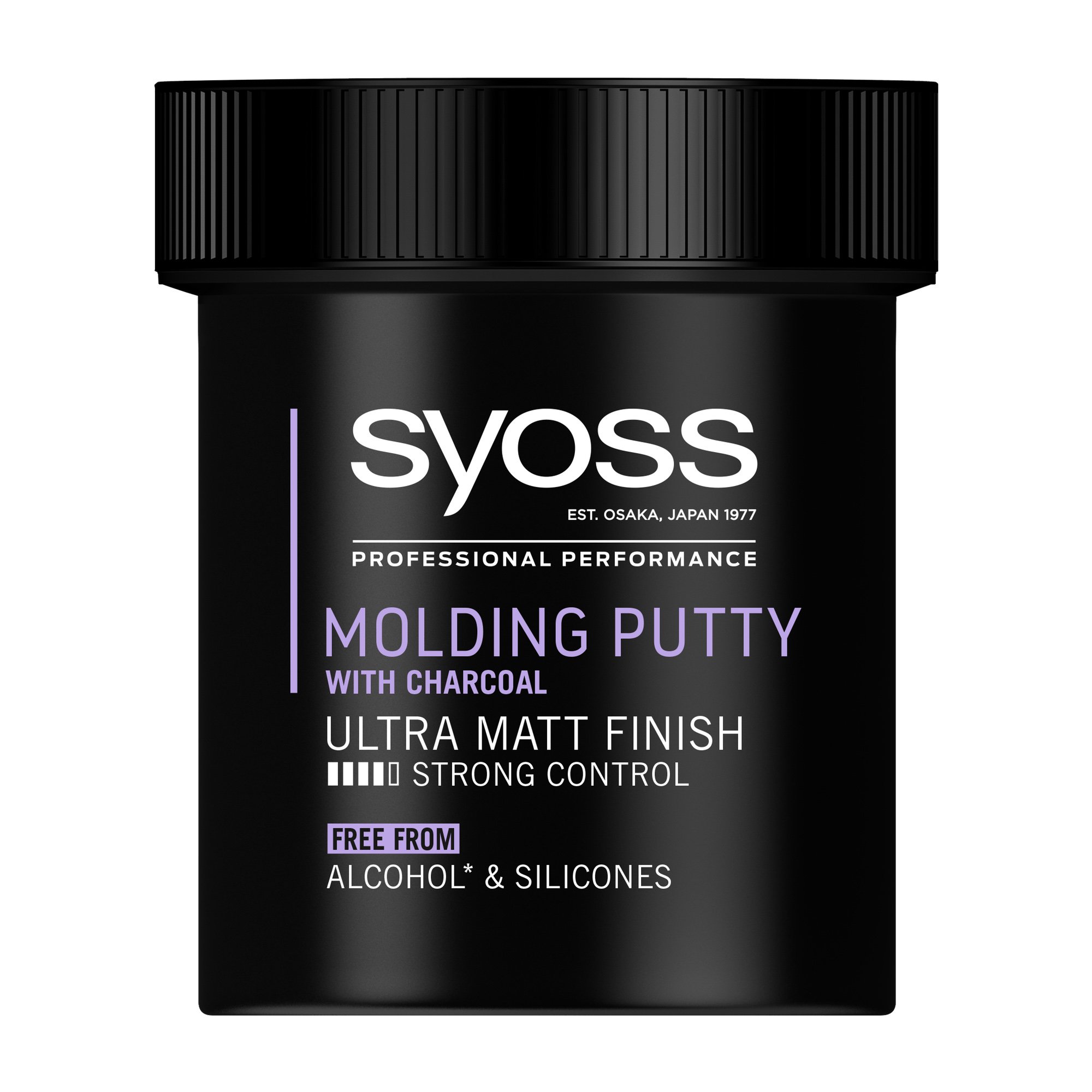Syoss Molding Paste With Charcoal Πάστα Μαλλιών με Άνθρακα για Δυνατό Κράτημα & Ultra Ματ Αποτέλεσμα 130ml