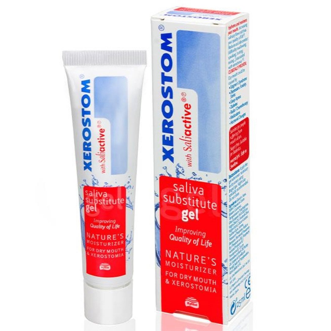 Xerostom with Saliactive Saliva Substitute Gel Υποκατάστατο Σιέλου σε Μορφή Γέλης 25ml