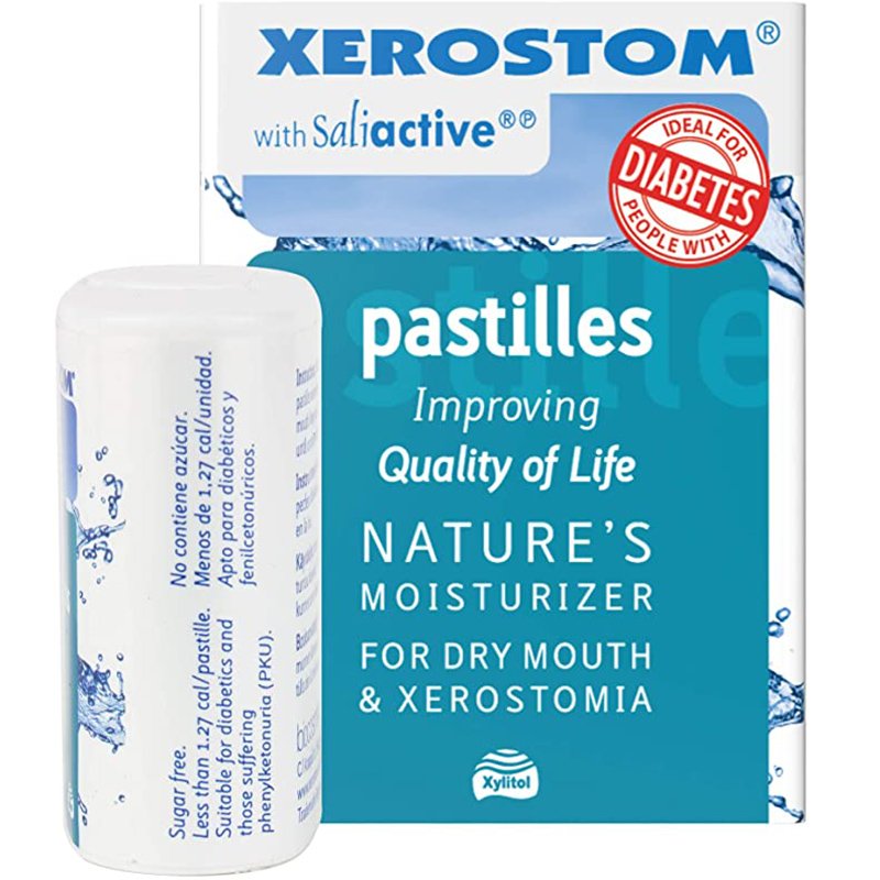 Xerostom with Saliactive Pastilles Παστίλιες για την Ξηροστομία με Γεύση Λεμόνι 30 Παστίλιες