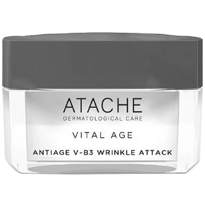 Atache Atache Vital Age Antiage V-B3 Wrinkle Attack Cream Εντατική Αντιγηραντική Κρέμα Προσώπου Ιδανική για την Ώριμη, Θαμπή & Ξηρή Επιδερμίδα 50ml