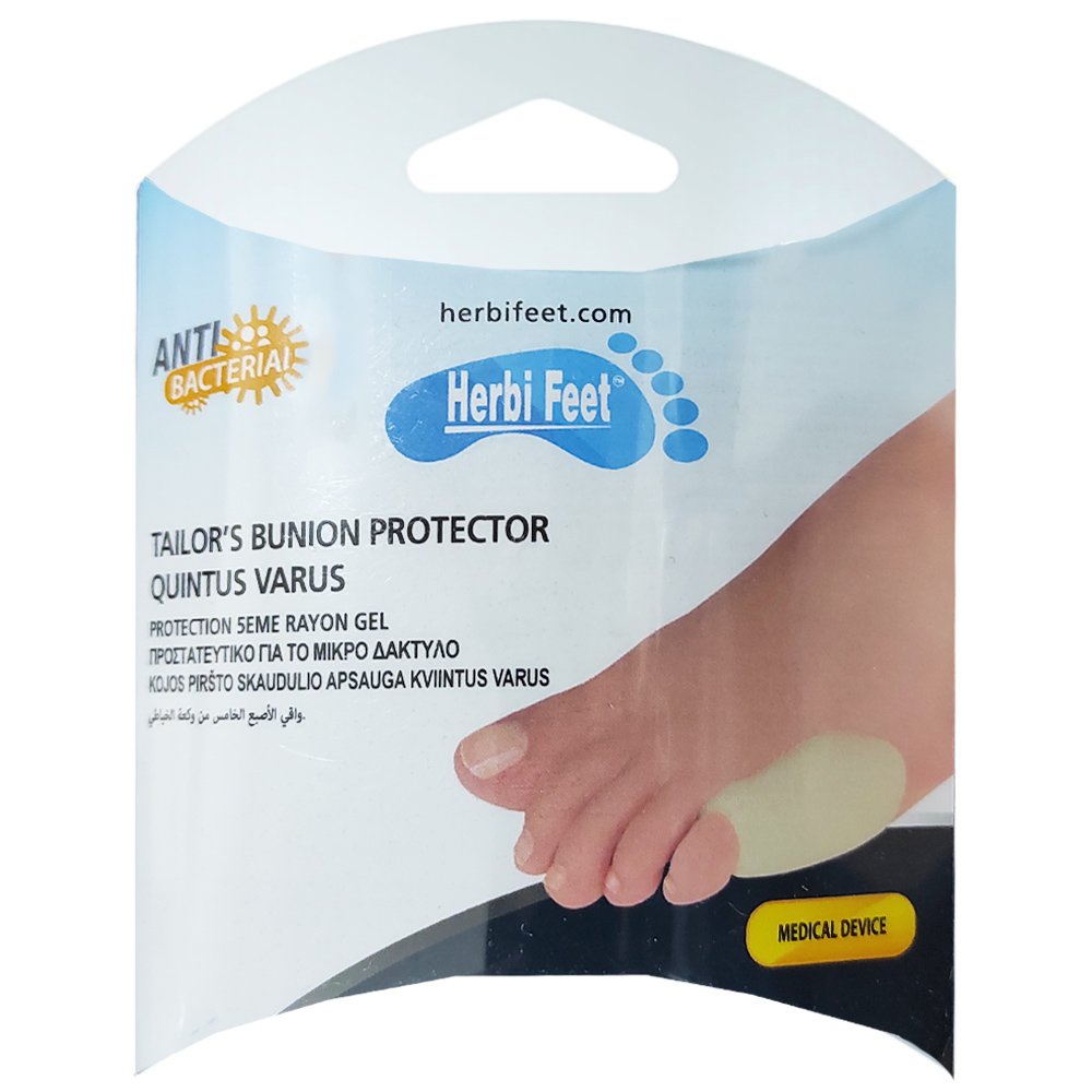 Herbi Feet Tailor’s Bunion Protector Quintus Varus Προστατευτικό για το Μικρό Δάκτυλο με Gel One Size 1 Τεμάχιο