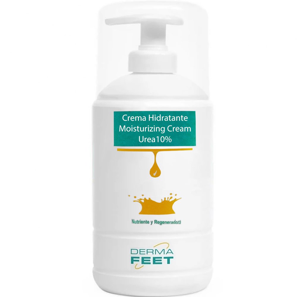 Herbitas Herbitas Derma Feet Moisturizing Cream Urea 10% Ενυδατική Κρέμα Ποδιών με 10% Ουρία, Έλαια Αγριοτριανταφυλλιάς & Αντιφλεγμονώδης Δράση με Αντλία 500ml