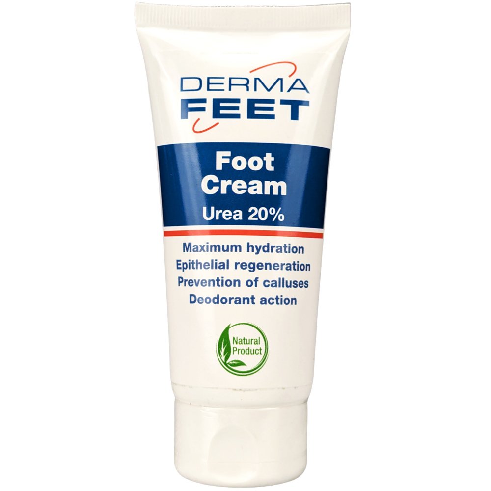 Herbitas Derma Feet Foot Cream with Urea 20% Ενυδατική Κρέμα ποδιών για την Αντιμετώπιση Κάλων & Σκασιμάτων για Πολύ Ξηρή Επιδερμίδα με Καταπραϋντικές Ιδιότητες 75ml