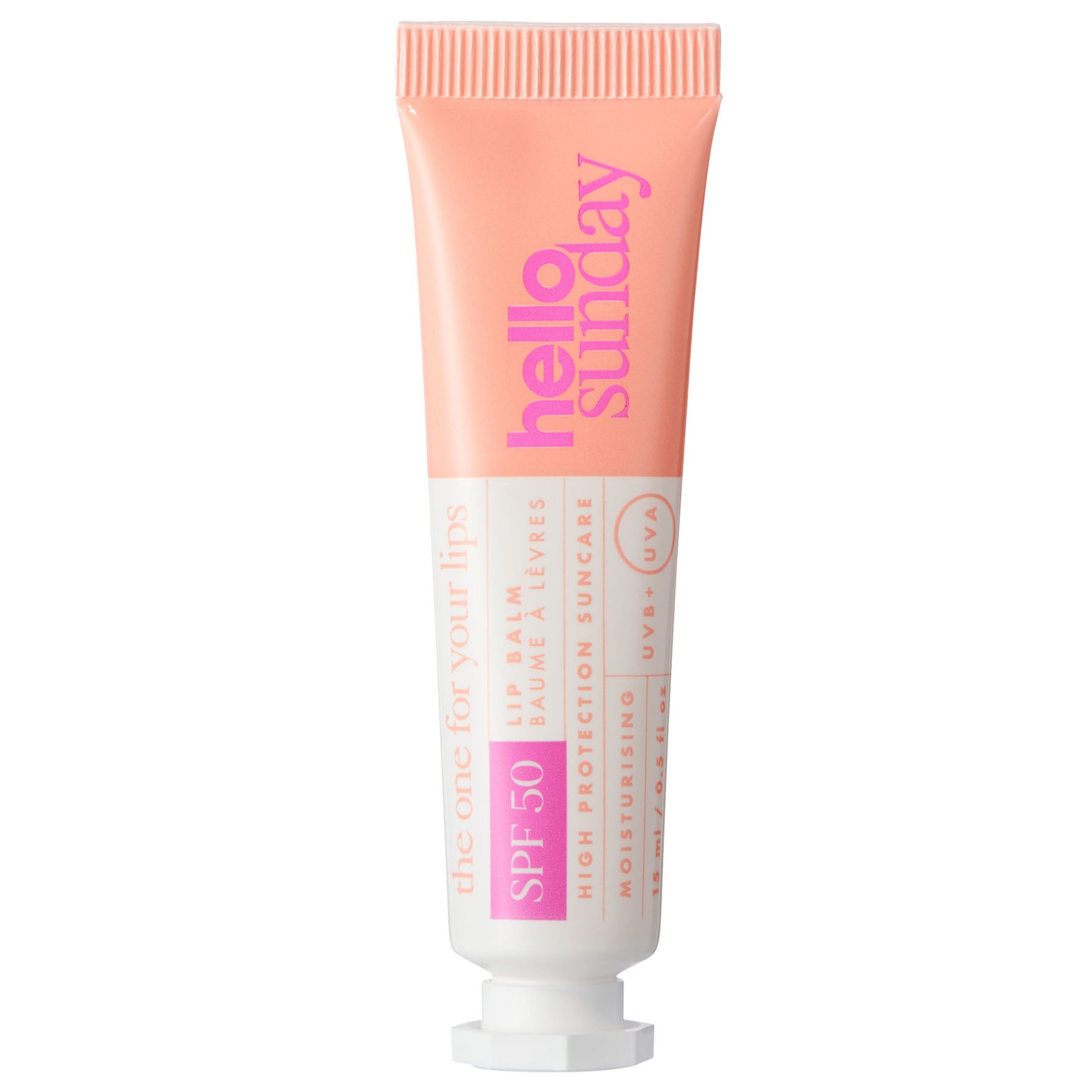 Hello Sunday The One for Your Lips Lip Balm Spf50 Αντηλιακό Βάλσαμο Χειλιών Υψηλής Αντηλιακής Προστασίας 15ml
