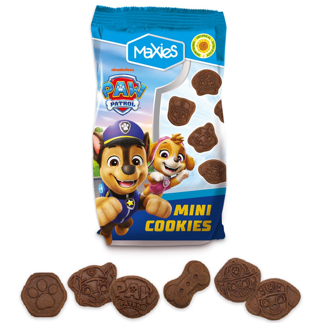 Maxies Paw Patrol Mini Cookies Παιδικά Μπισκότα Δημητριακών με Κακάο 100g