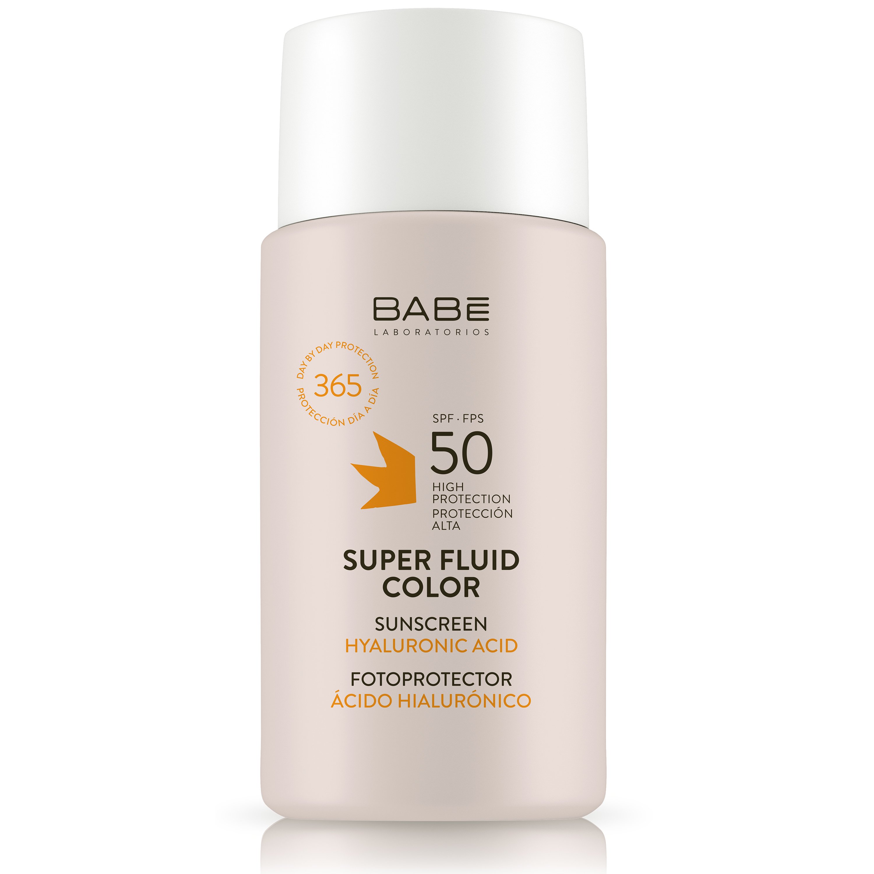Babe Super Fluid Color Sunscreen Spf50 Λεπτόρρευστη Αντηλιακή Κρέμα Προσώπου με Χρώμα Πολύ Υψηλής Προστασίας 50ml