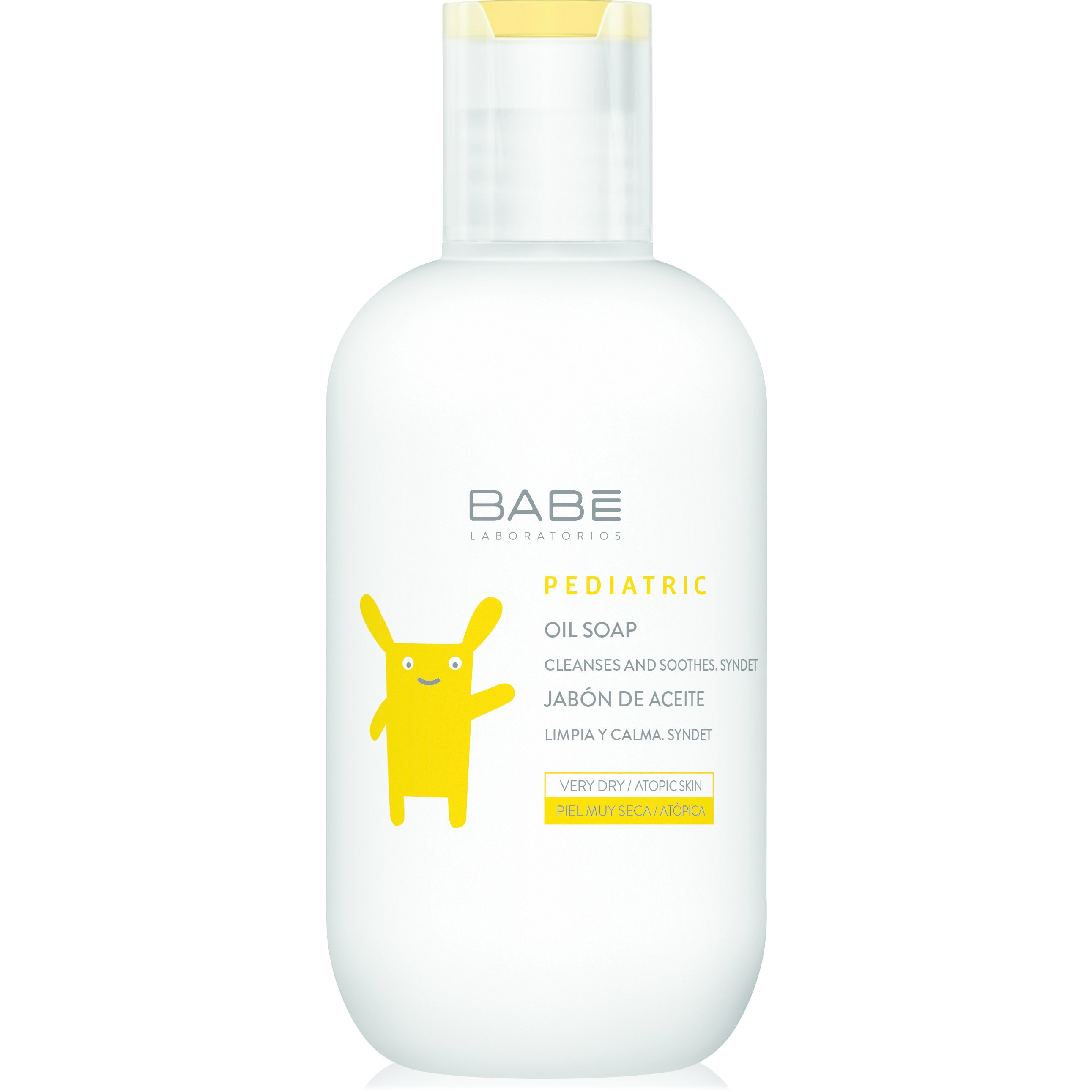 Babe Pediatric Oil Soap Ήπιο Ελαιώδες Αφρόλουτρο για την Φροντίδα της Ξηρής, Ατοπικής Επιδερμίδας των Βρεφών & των Παιδιών 200ml