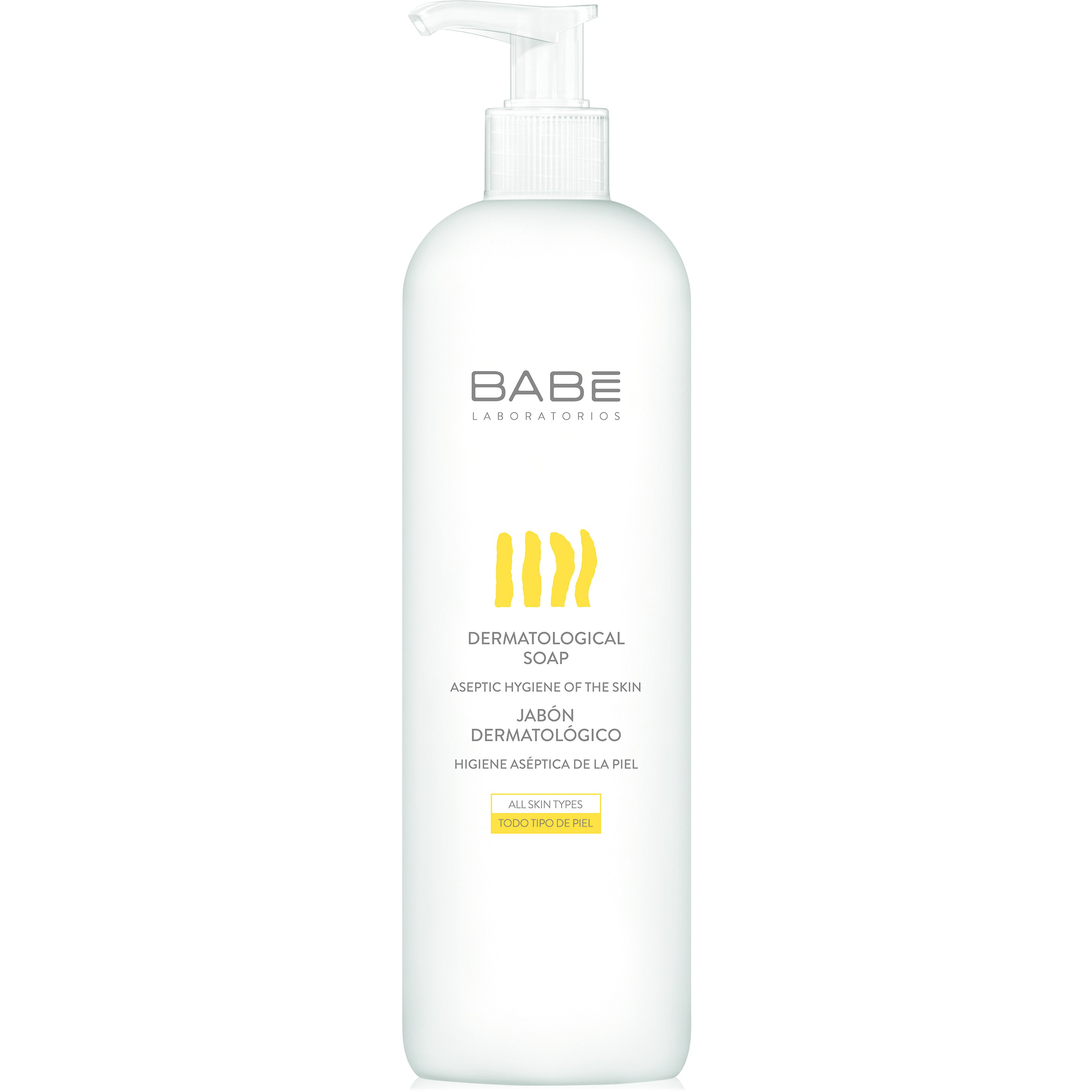 Babe Body Dermatological Soap Δερματολογικό Σαπούνι για την Καθημερινή Υγιεινή του Σώματος, Όλοι οι Τύποι Επιδερμίδας 500ml