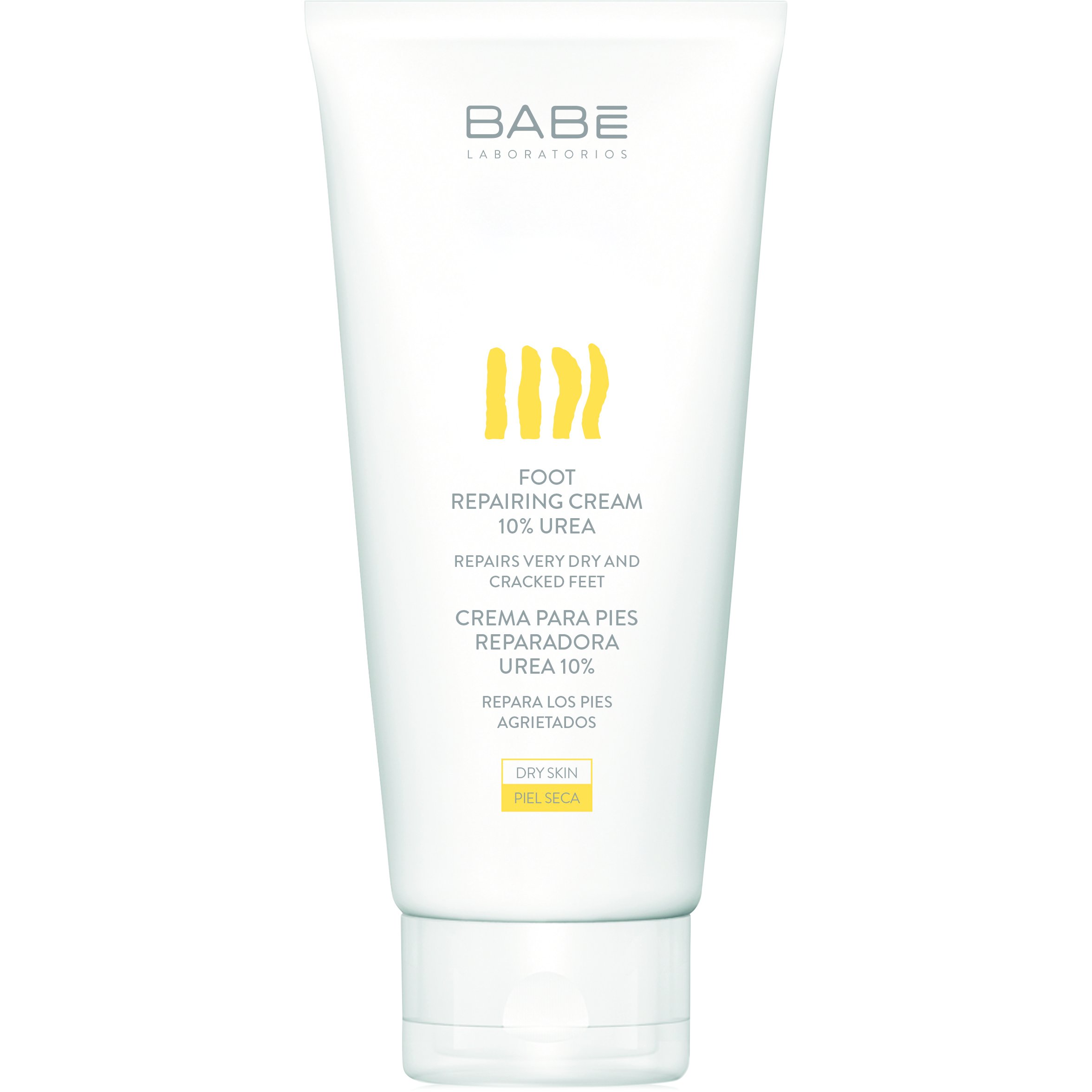 Babe Body Foot Repairing Cream 10% Urea Ενυδατική, Επανορθωτική Κρέμα Ποδιών για Άμεση Ανακούφιση στο Ξηρό, Σκασμένο Δέρμα 100ml