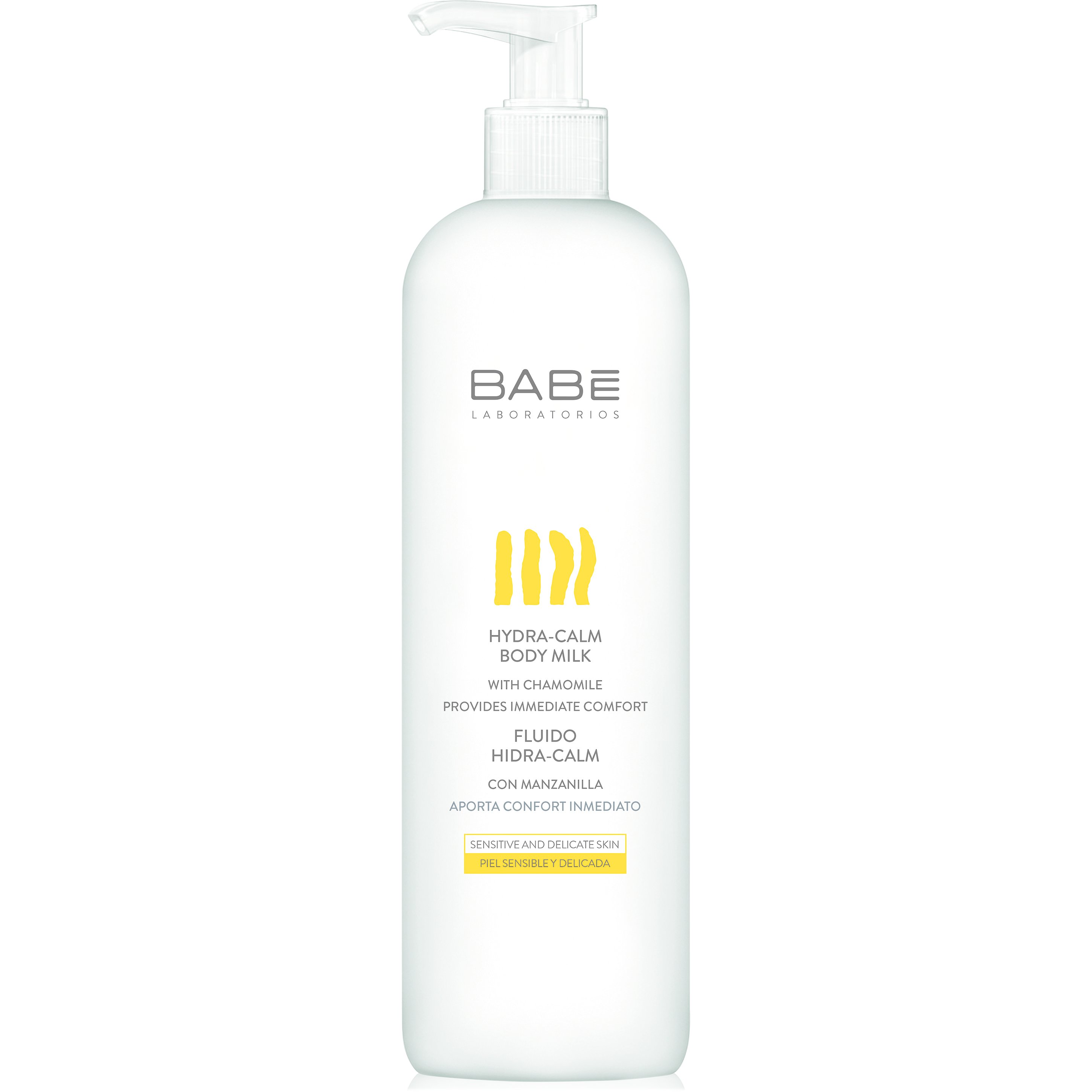 Babe Body Hydra-Calm Body Milk Απαλό Ενυδατικό Γαλάκτωμα Σώματος Βελούδινης Υφής για Ευαίσθητες Επιδερμίδες 500ml