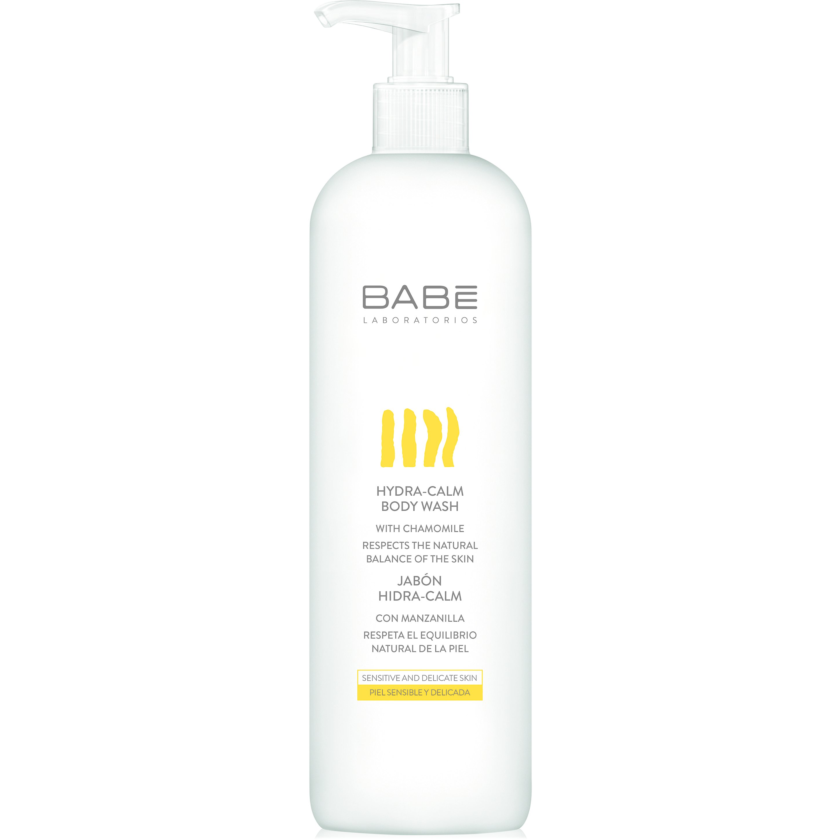 Babe Body Hydra-Calm Wash Απαλό Αφρόλουτρο με Μεταξένια Υφή για την Καθημερινή Υγιεινή της Ευαίσθητης Επιδερμίδας 500ml