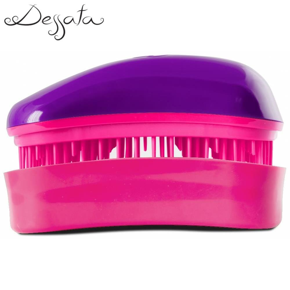 Detangler Brush Purple, Fuchsia Βούρτσα που Ξεμπερδεύει τα Μαλλιά Γρήγορα & Χωρίς Κόπο 1 Τεμάχιο