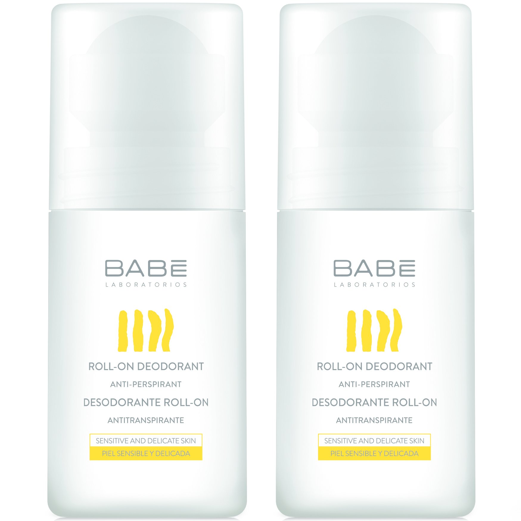 Babe Roll-On Deodorant Anti-Perspirant Αποσμητικό Σώματος Κατά της Εφίδρωσης & της Κακοσμίας 2x50ml