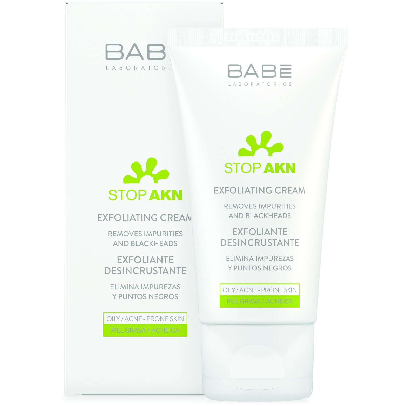 Babe Stop Akn Exfoliating Cream Απολεπιστική Κρέμα Προσώπου Βαθύ Καθαρισμού για Λιπαρές με Τάση Ακμής Επιδερμίδες 50ml