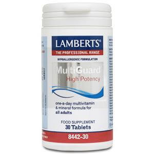 Lamberts Multi-Guard Συμπλήρωμα Διατροφής Υψηλής Περιεκτικότητας σε Μικροθρεπτικά Συστατικά 30tabs