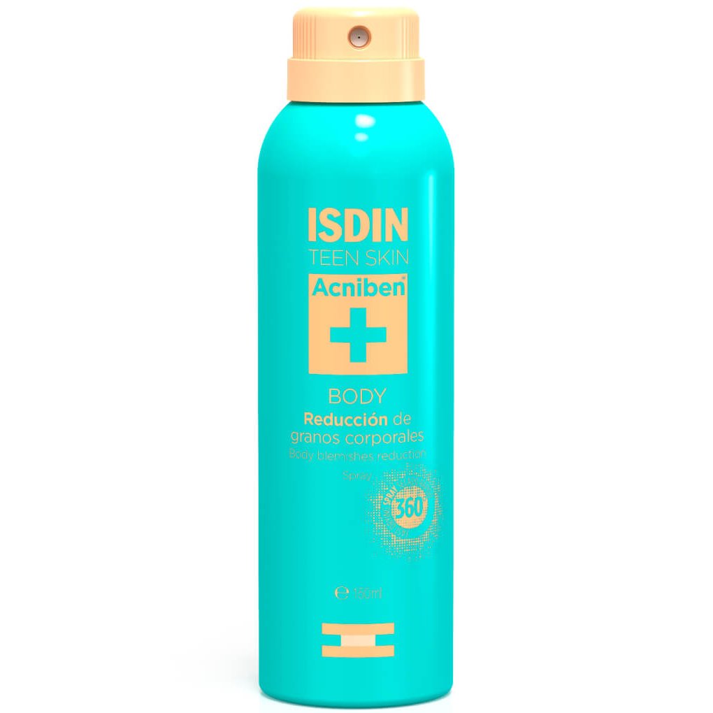 Isdin Oily Skin Acniben Body Blemishes Reduction Spray Σπρέι για το Σώμα που Καταπολεμά τις Ατέλειες της Λιπαρής, με Ακμή Επιδερμίδας 150ml