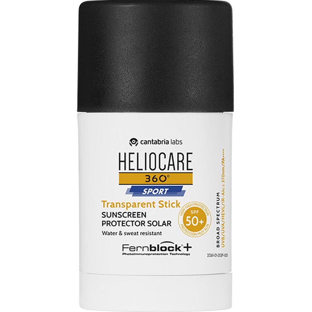Heliocare 360 Sport Spf50+ Transparent Stick Sunscreen Αντηλιακό Διάφανο Στικ Προσώπου Πολύ Υψηλής Προστασίας Κατάλληλο για Υπαίθριες Δραστηριότητες 25g