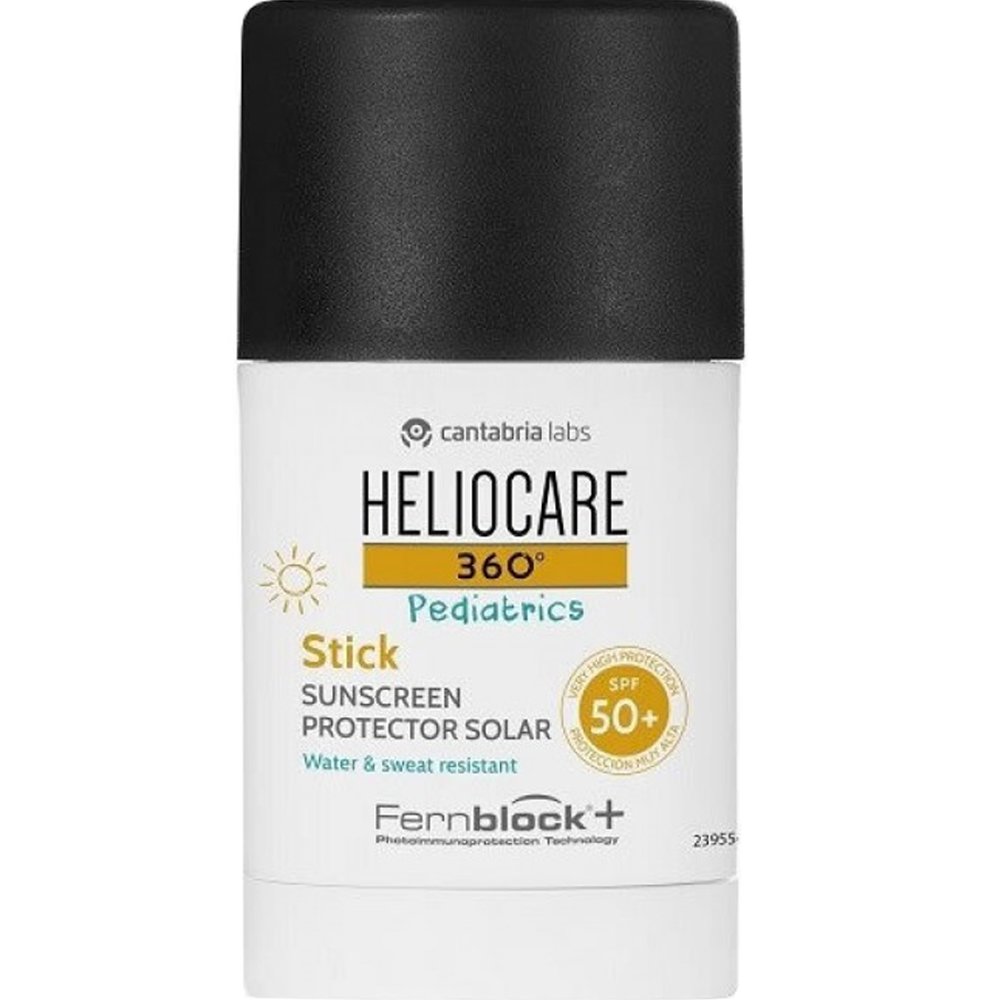 Heliocare 360 Pediatrics Spf50+ Stick Sunscreen Παιδικό Αντηλιακό Προσώπου Πολύ Υψηλής Προστασίας σε Μορφή Στικ για Υπαίθριες Δραστηριότητες, Κατάλληλο για Ευαίσθητες & Ατοπικές Επιδερμίδες 25g