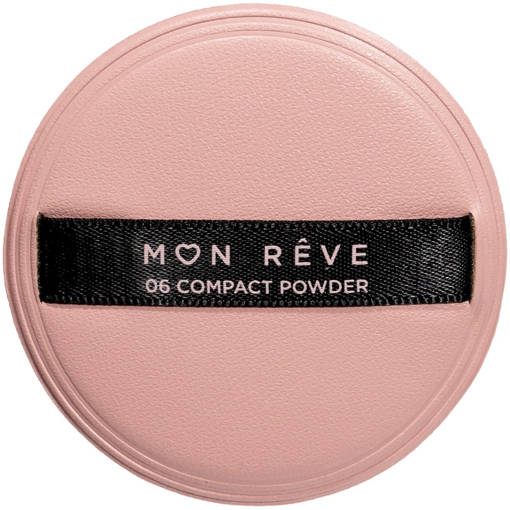 Mon Reve 06 Compact Powder Sponge 2 Τεμάχια,Σφουγγάρι Εξαιρετικά Μαλακό με Υψηλή Απορρόφηση Πούδρας για Άνετη & Ομοιόμορφη Εφαρμογή