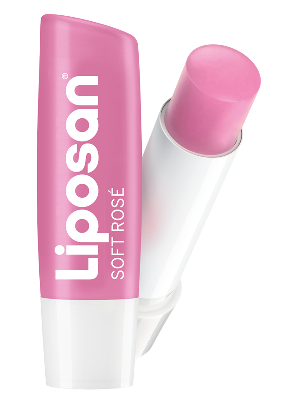 Liposan Soft Rose 24h Hydration Περιποιητικό Βάλσαμο Χειλιών 24ωρης Ενυδάτωσης με Φυσικά Έλαια & Άρωμα Τριαντάφυλλου 4.8g