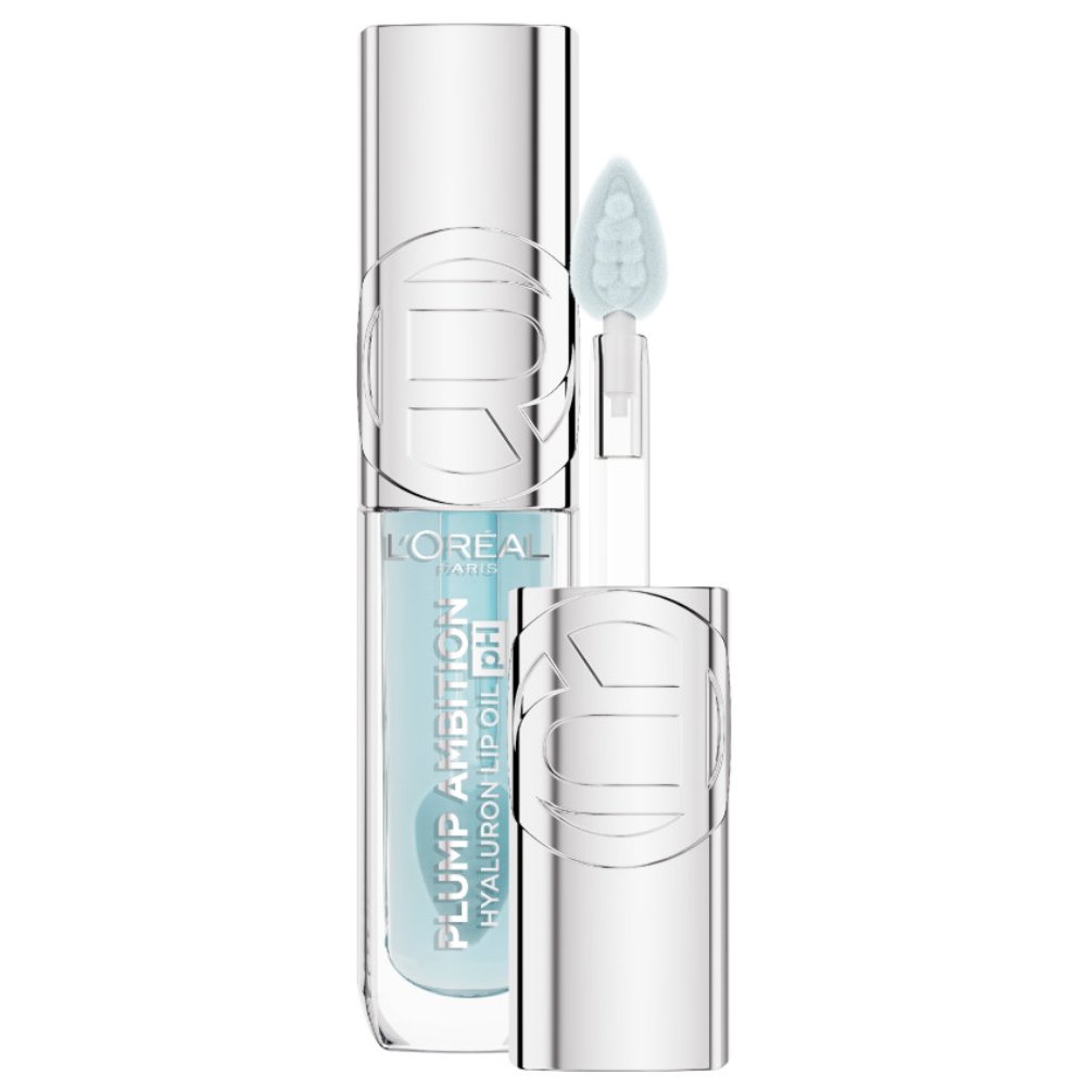 L'Oreal Paris Plump Ambition Hyaluron Lip Oil Ενυδατικό Λάδι Όγκου Χειλιών με Υαλουρονικό Οξύ 24ωρης Διάρκειας 5ml - 113 Cristal Ice