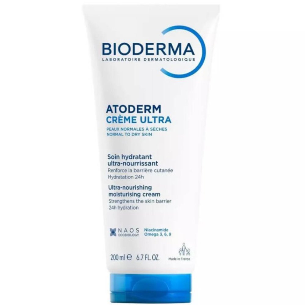 Bioderma Atoderm Ultra-Nourishing Moisturising Cream Πλούσια Ενυδατική Κρέμα για Κανονική, Ξηρή & Ευαίσθητη Επιδερμίδα 200ml