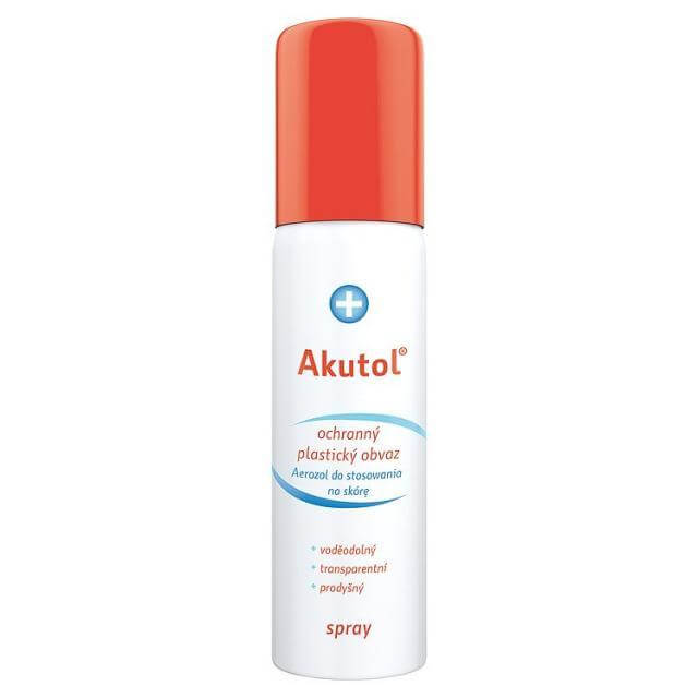 Uplab Akutol Care Spray Αδιάβροχο Πραστατεύτικο Σπρέυ Πληγών 60ml