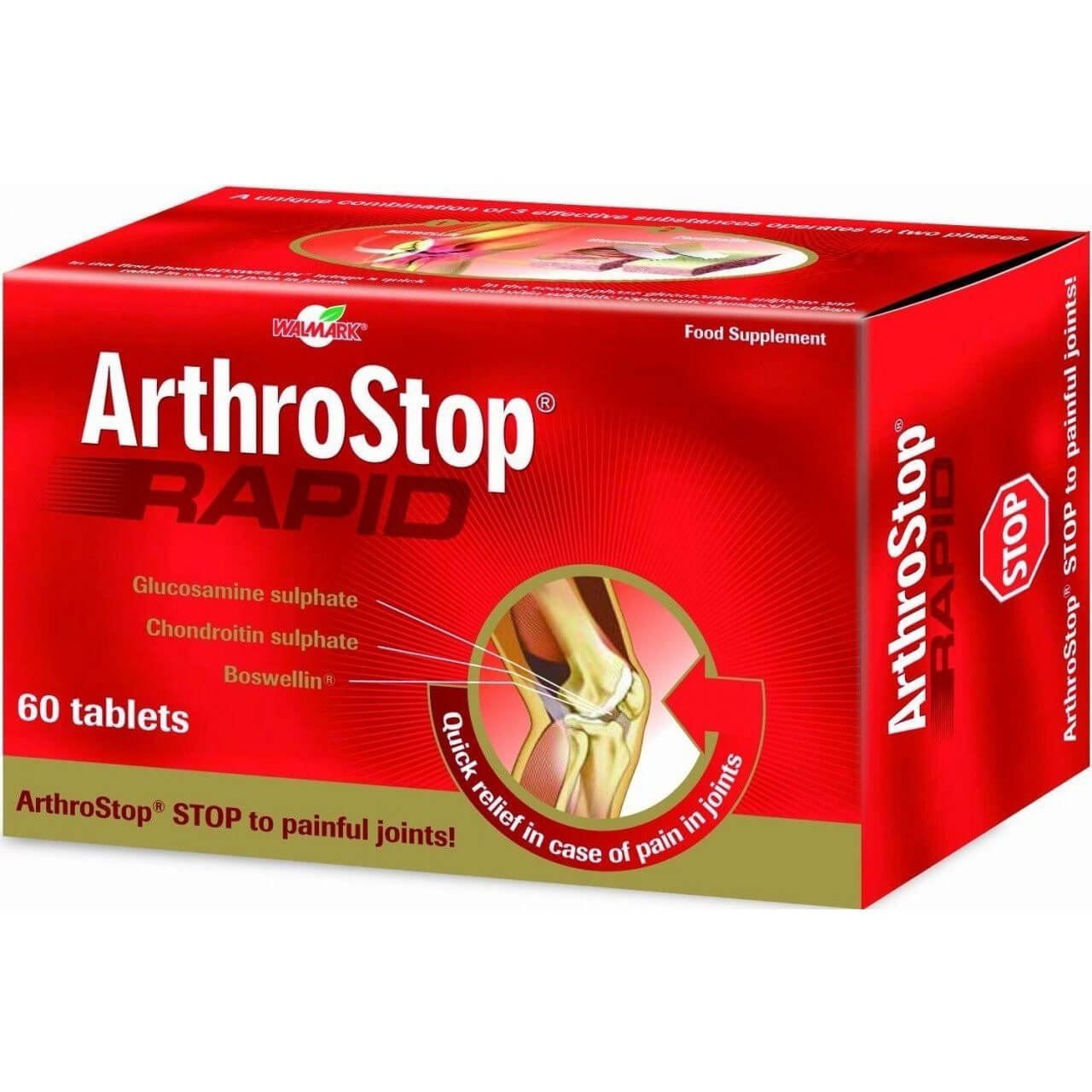 Arthrostop Rapid Συμπλήρωμα Διατροφής Σταματάει τον Πόνο, Προστατεύει Και Ενυδατώνει Τις Αρθρώσεις 60 Ταμπλέτες