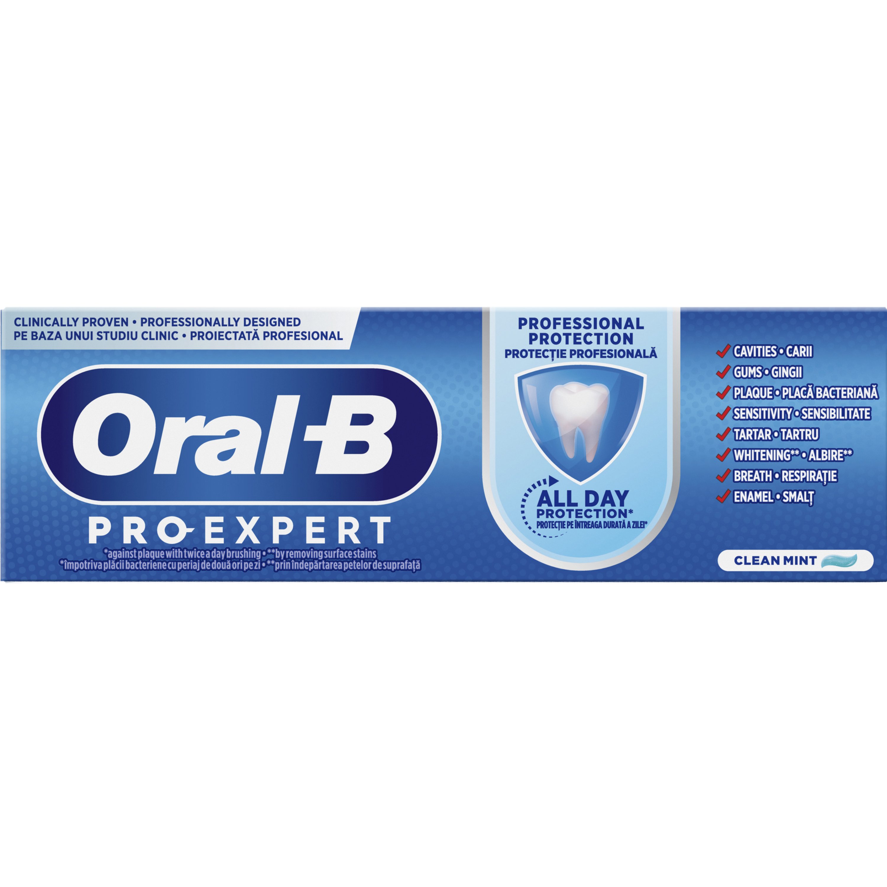 Oral-B Oral-B Pro-Expert Professional Protection Toothpaste Οδοντόκρεμα για Ολοκληρωμένη Προστασία Όλη Μέρα με Δροσερή Γεύση Μέντας 75ml