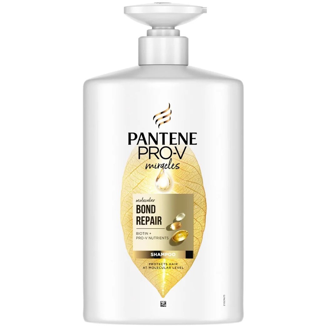 Pantene Pantene Pro-V Miracles Molecular Bond Repair Shampoo Σαμπουάν με Βιοτίνη για την Επιδιόρθωση των Δεσμών της Τρίχας σε Μοριακό Επίπεδο με Αντλία 1L