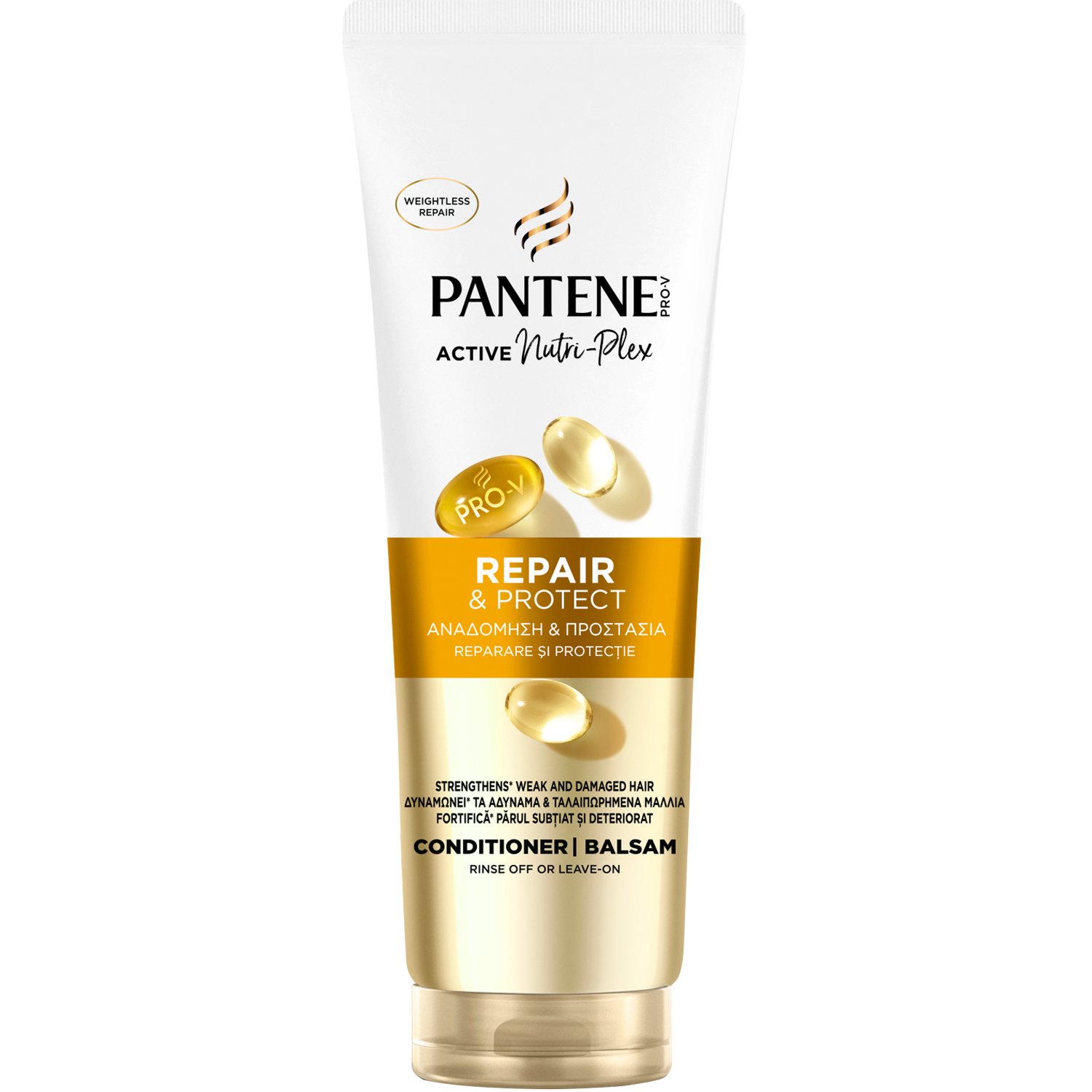Pantene Pantene Pro-V Active Nutri-Plex Repair & Protect Conditioner for Weak, Damaged Hair Μαλακτική Κρέμα Αναδόμησης & Προστασίας με Σύμπλεγμα Θρέψης για Αδύναμα, Ταλαιπωρημένα Μαλλιά 230ml