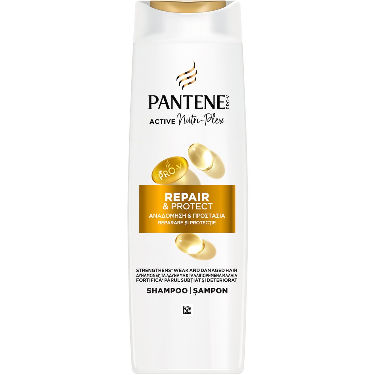 Pantene Pantene Pro-V Active Nutri-Plex Repair & Protect Shampoo for Weak, Damaged Hair Σαμπουάν Αναδόμησης & Προστασίας με Σύμπλεγμα Θρέψης για Αδύναμα, Ταλαιπωρημένα Μαλλιά 400ml
