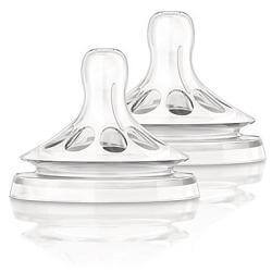 Avent Θηλές Σιλικόνης Natural 3 Οπών 2Τμχ-Bpa Free SCF635/27