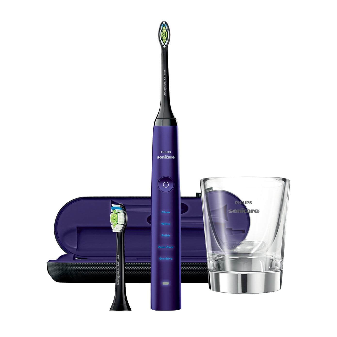 Philips Sonicare Diamond Clean Amethyst Edition Ηλεκτρική Οδοντόβουρτσα Σχεδιασμένη για πιο Λευκά Δόντια & Υγιή Ούλα HX9372/04